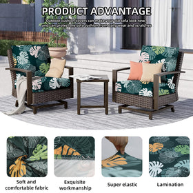 SUKAIKEQA slip-on cushion cover allows quick refresh without tools.