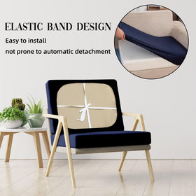 SUKAIKEQA outdoor cushion covers four-piece configuration on sofa setup.