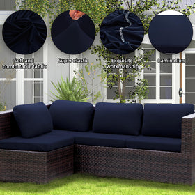 SUKAIKEQA outdoor cushion covers durable outdoor fabric with easy care.