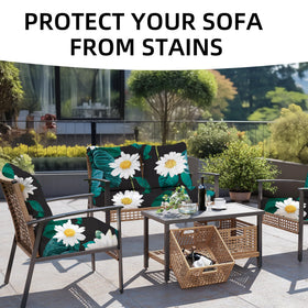 Multi-piece SUKAIKEQA set covers seat and back cushions for common outdoor configurations.