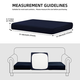 SUKAIKEQA outdoor cushion covers navy fit demonstrates versatile patio color option.