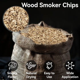 Sukh apple wood chips enhancing cocktails with light smoky aroma.
