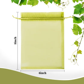 Sukh organza bags with breathable mesh for easy fruit observation