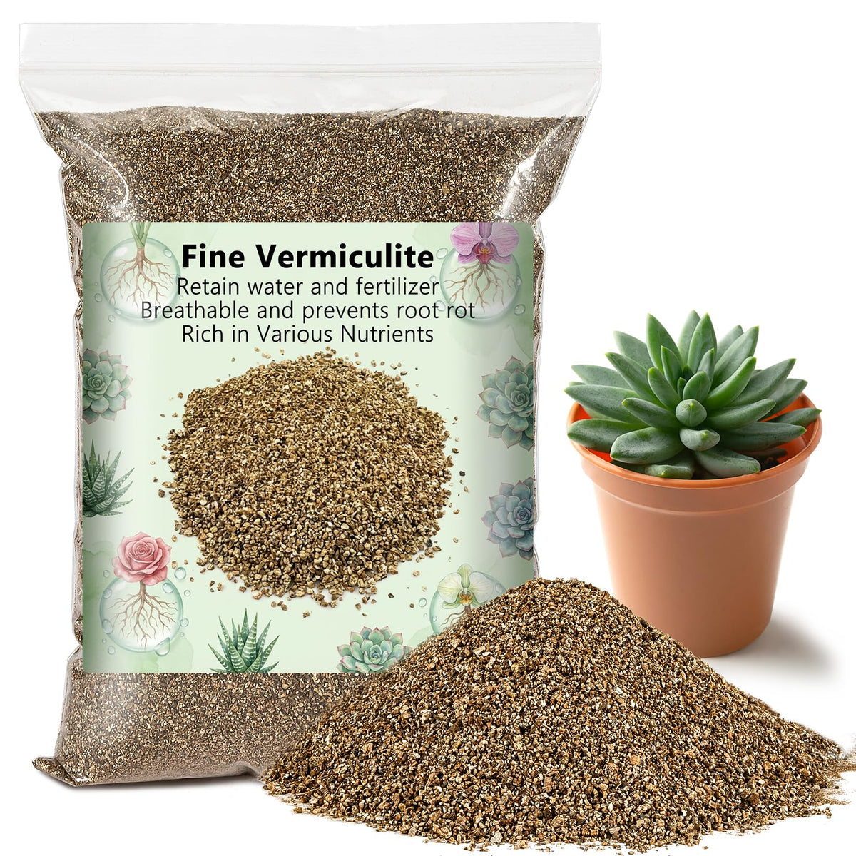 Sukh vermiculite seed starting mix supports even germination and moisture balance