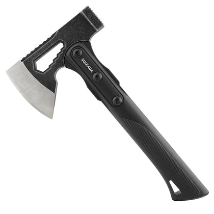 SULKADA camping hatchet head, forged in one piece for rugged outdoor tasks.