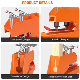 Sulythw heavy-duty steel forks with powder-coated finish resist rust