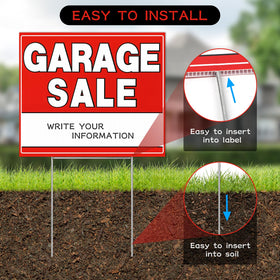 Sumalon weatherproof plastic sign close-up demonstrates durability in variable weather