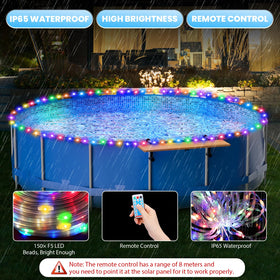 Sumapner IP68 waterproof rope light withstands rain