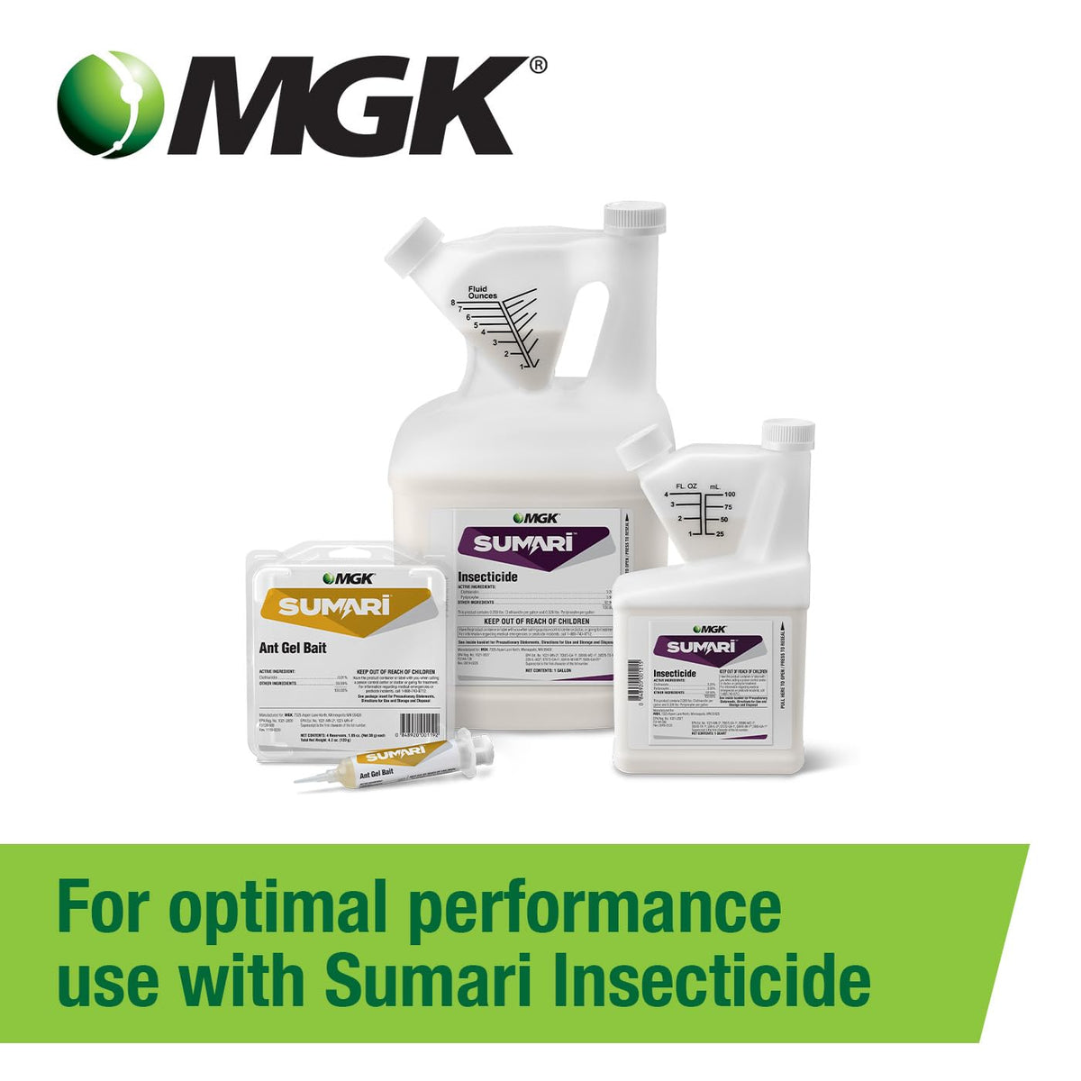 Product in use demonstrates fast, targeted action against ants.