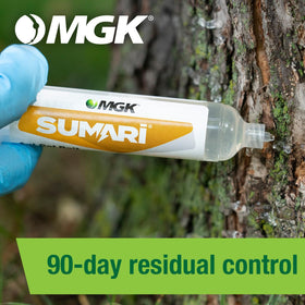 Close-up of the label highlighting up to 90-day residual control potential.