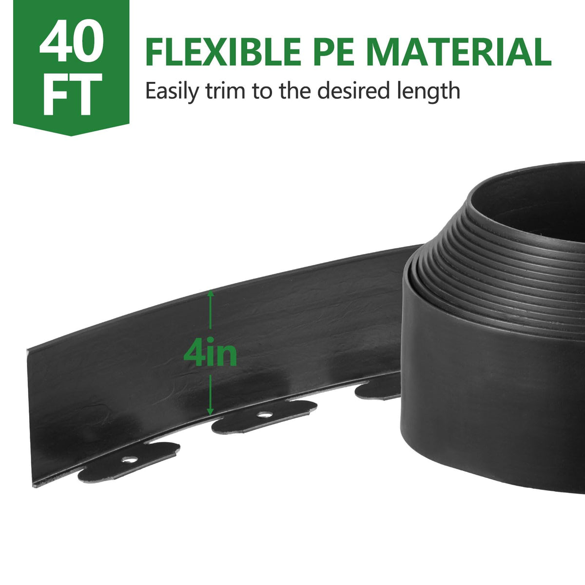SUMGROW 60 metal spikes secure edging for stable borders in various soils.