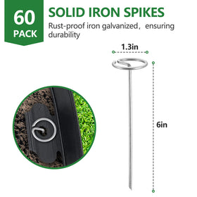 SUMGROW flexible edging adapts to curves without digging, easing installation.