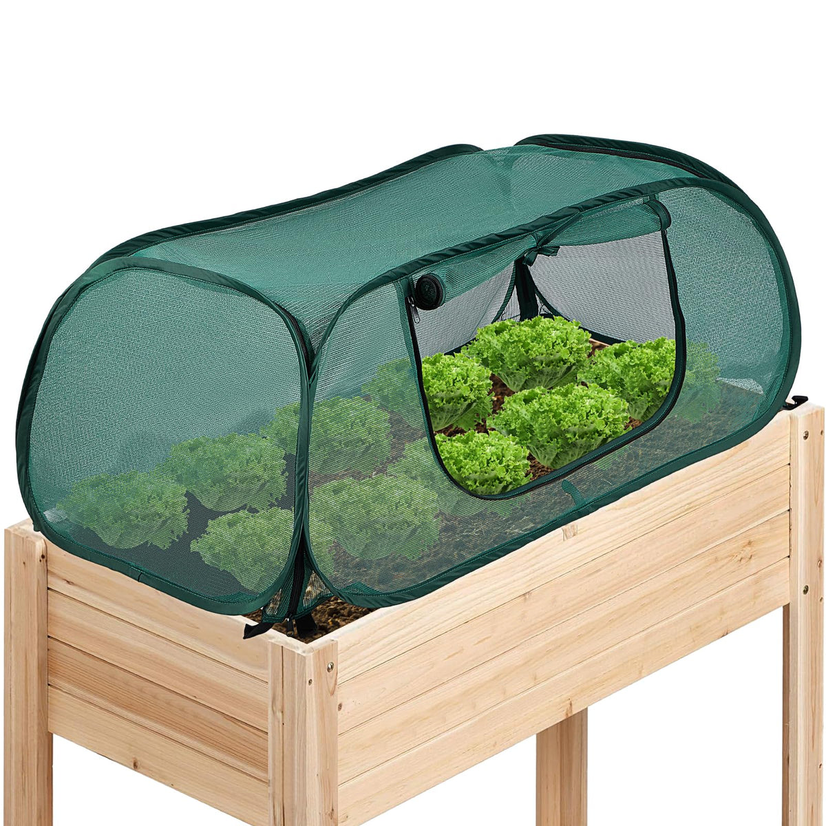SUMGROW garden bed cover: pop-up design protects crops from birds.