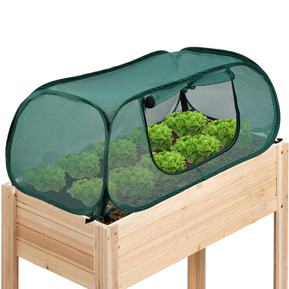 SUMGROW garden bed cover: pop-up design protects crops from birds.