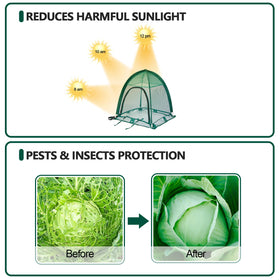 SUMGROW garden netting for raised beds protects crops while promoting airflow