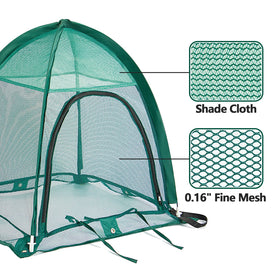 SUMGROW eight metal spikes provide sturdy tent foundation