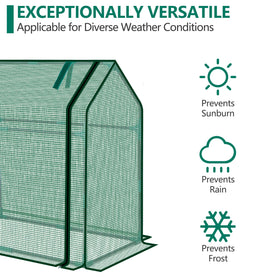 SUMGROW mini greenhouse seedling use inside supports early growth with warmth and humidity control.