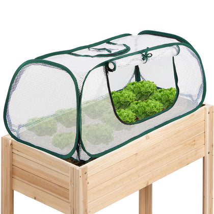 SUMGROW Pack-2 garden bed cover protects seedlings with sturdy 45x22x16 coverage