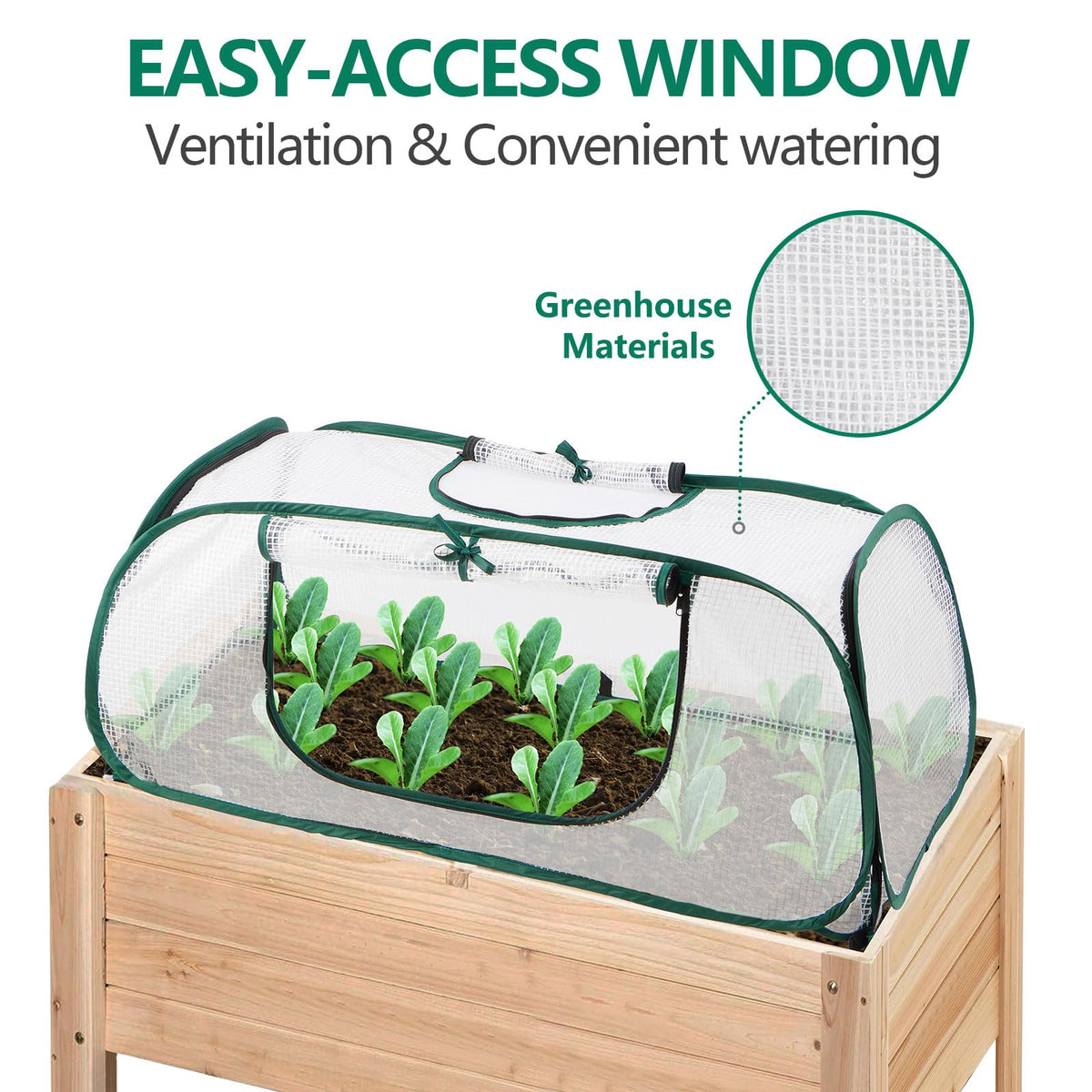 SUMGROW cover windows enable monitoring and ventilation access