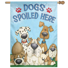 SUMILUOCHEN dog flag, double-sided print for all-season visibility
