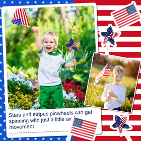 Sumind mini American flags offer handheld decor options.