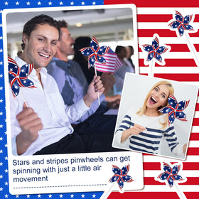 Sumind outdoor yard decor enhances 4th of July setup in the garden