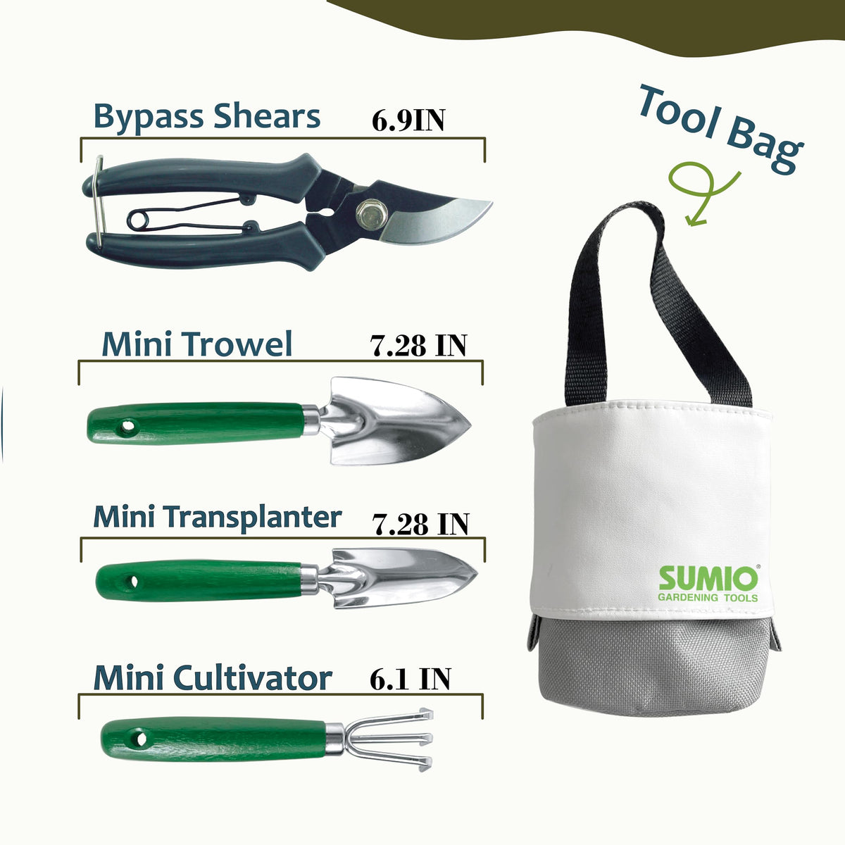 SUMIO mini cultivator for careful soil care of indoor plants
