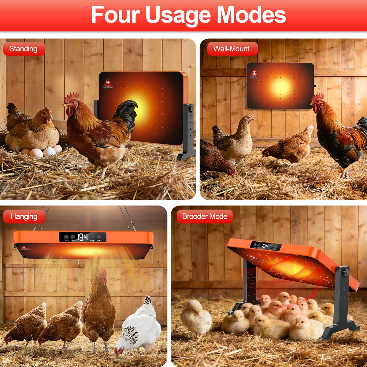 SUMLGT anti-bite cord protects coop wiring while warming.