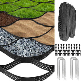 Sumloty gravel grid panel setup showing quick install and solid base