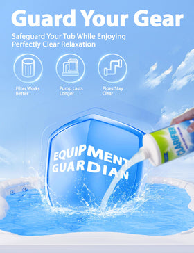 SUMMERBUDDY spa clarifier creates silky water for a luxurious soak.