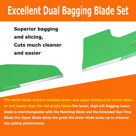 SummerCool AB2102D blade for EGO LM2130 series delivering efficient cutting and enhanced bag airflow