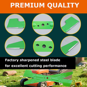 SummerCool AB2102D heavy-duty alloy steel blade for long-lasting mowing sessions