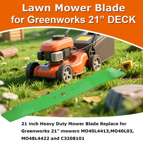 SummerCool blade, Greenworks compatible, enabling quick, safe replacement.