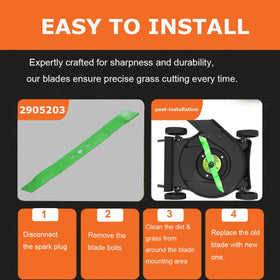 SummerCool blade with round center hole simplifies installation.