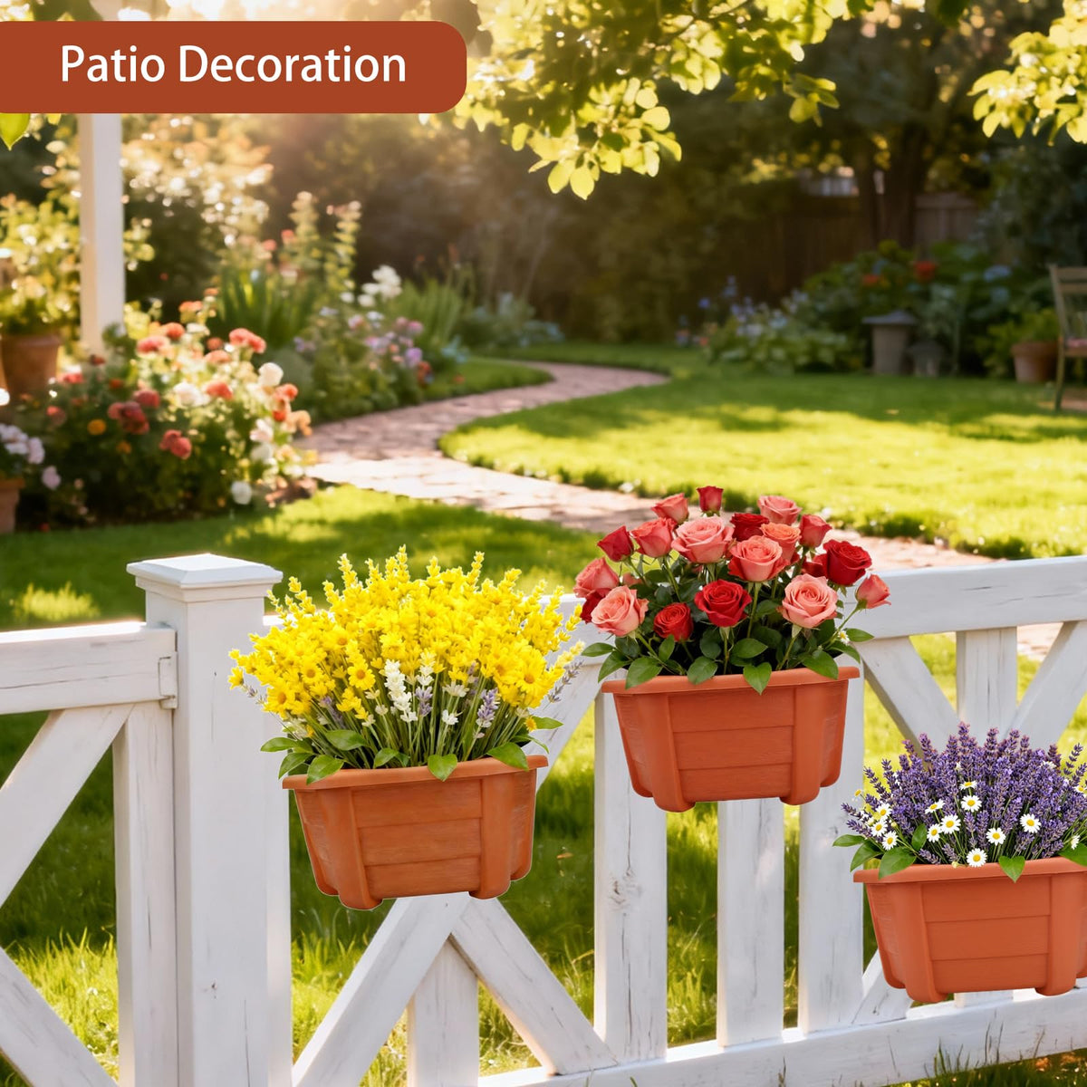 Summer Flower interior net pad promotes air circulation around plant roots.