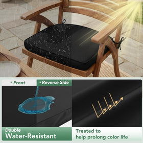 Summsun 28D high-density foam provides supportive comfort for long outdoor seating.