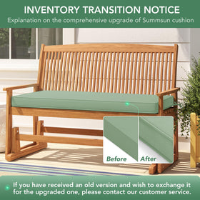 Summsun bench cushion available in multiple color options for decor.