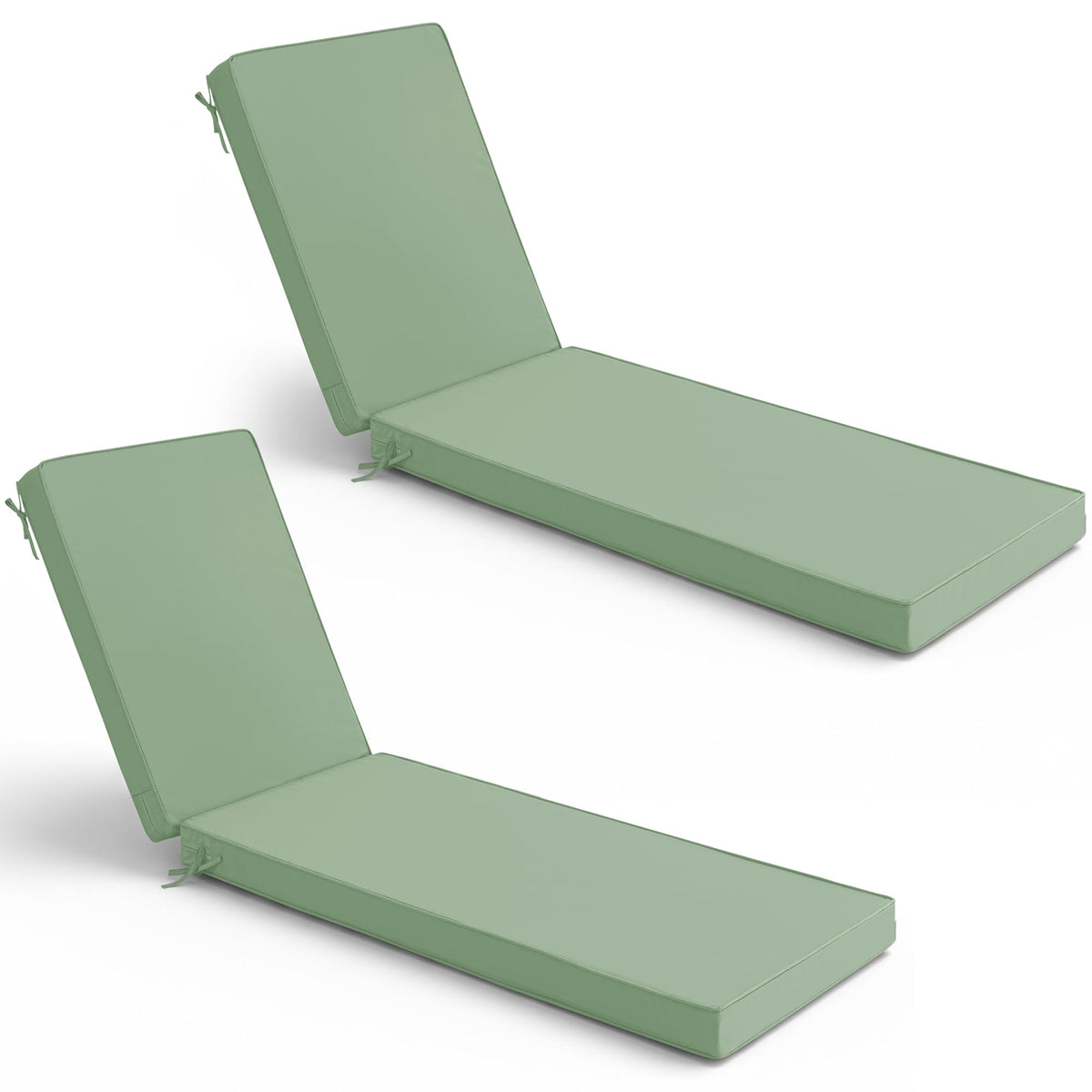 Summsun chaise lounge cushions set 2 shown during assembly for quick outdoor setup
