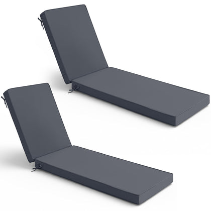 Summsun chaise lounge cushions with waterproof fabric for poolside use