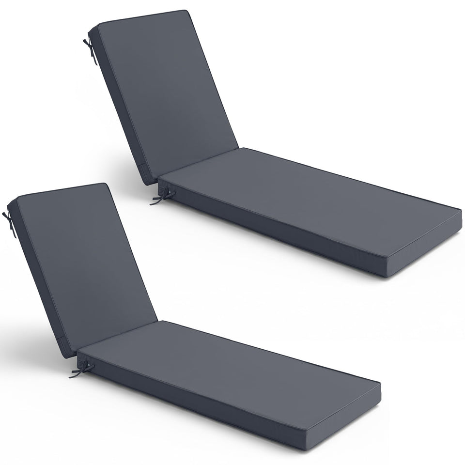 Summsun chaise lounge cushions with waterproof fabric for poolside use