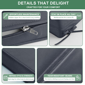 Summsun cushions arrive in compressed packaging for quick, tool-free setup.