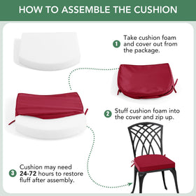 Summsun fade-resistant cushions endure sun exposure without fading.