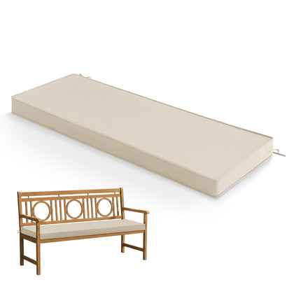 Summsun outdoor bench cushion 45x18 on a garden bench for comfort