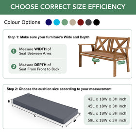 Summsun cushion displays neutral color options for diverse outdoor decors