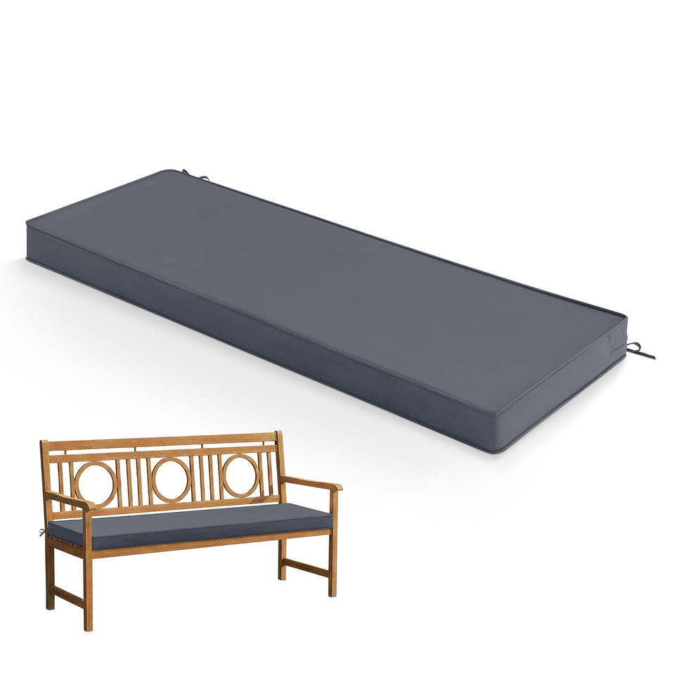 Summsun outdoor bench cushion with waterproof fabric for rain-ready seating