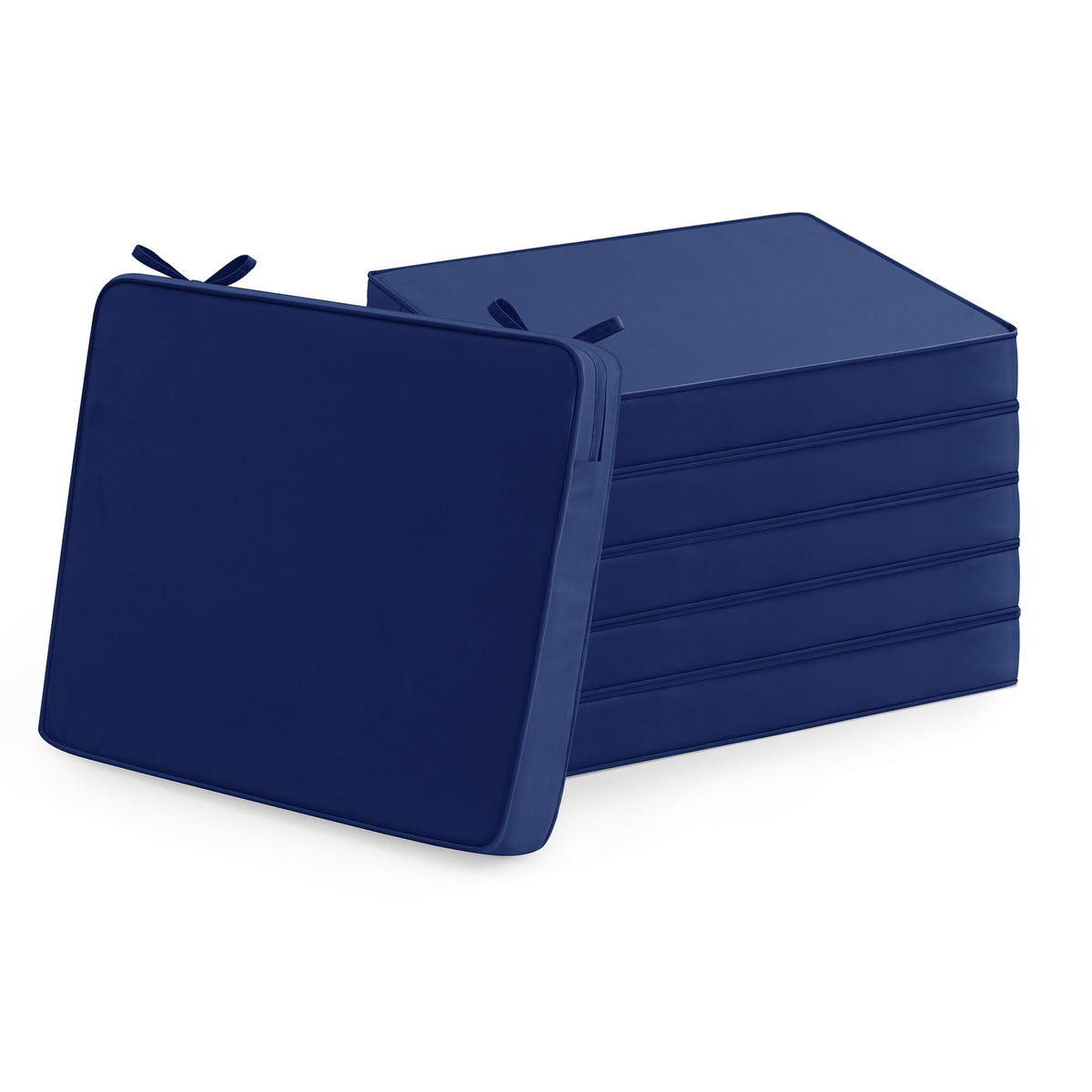 Summsun outdoor chair cushions set, front view, delivers all-weather comfort for patio seating.