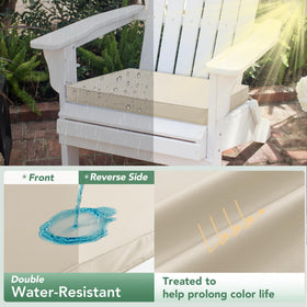 Summsun cushions with two ties for stable, secure placement