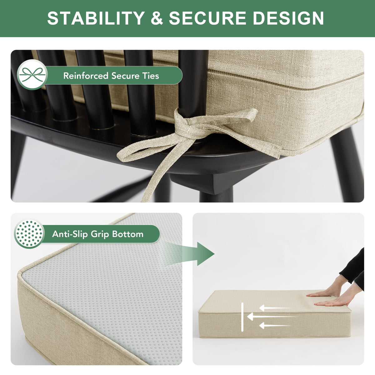 Summsun inner membrane blocks liquid penetration for added weather defense.