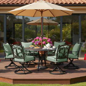 Summsun 4-pack cushions refresh patio seating across your space.