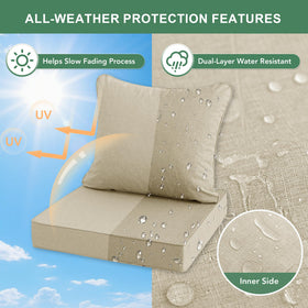 Summsun water-repellent outer fabric beads moisture during light rain.